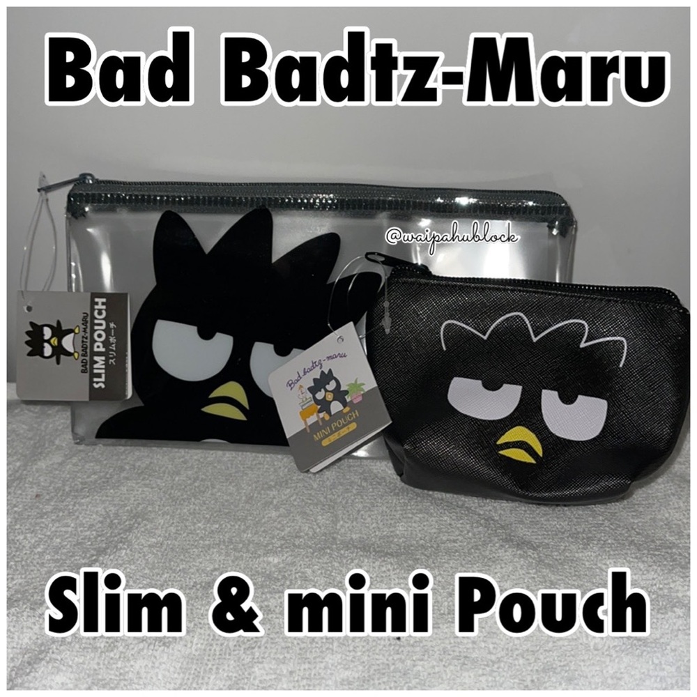 Sanrio Badtz-Maru Slim Pouch & mini Pouch